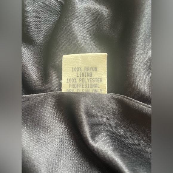 Andrea Polizzi For Rex Lester Black Long Maxi Dress Size 2 - Picture 11 of 11